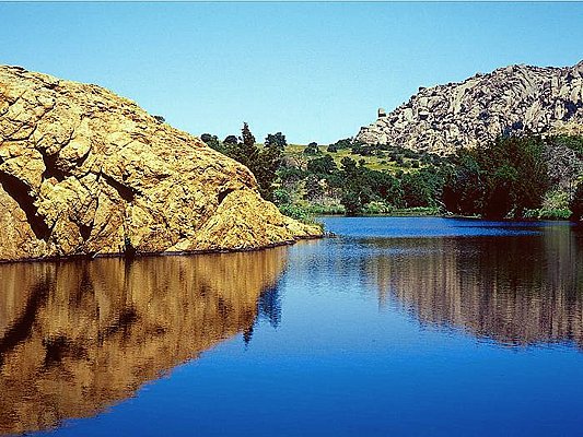 Picture of Post Oak Lake - Wichita Mountains National Wildlife Refuge, Oklahoma.